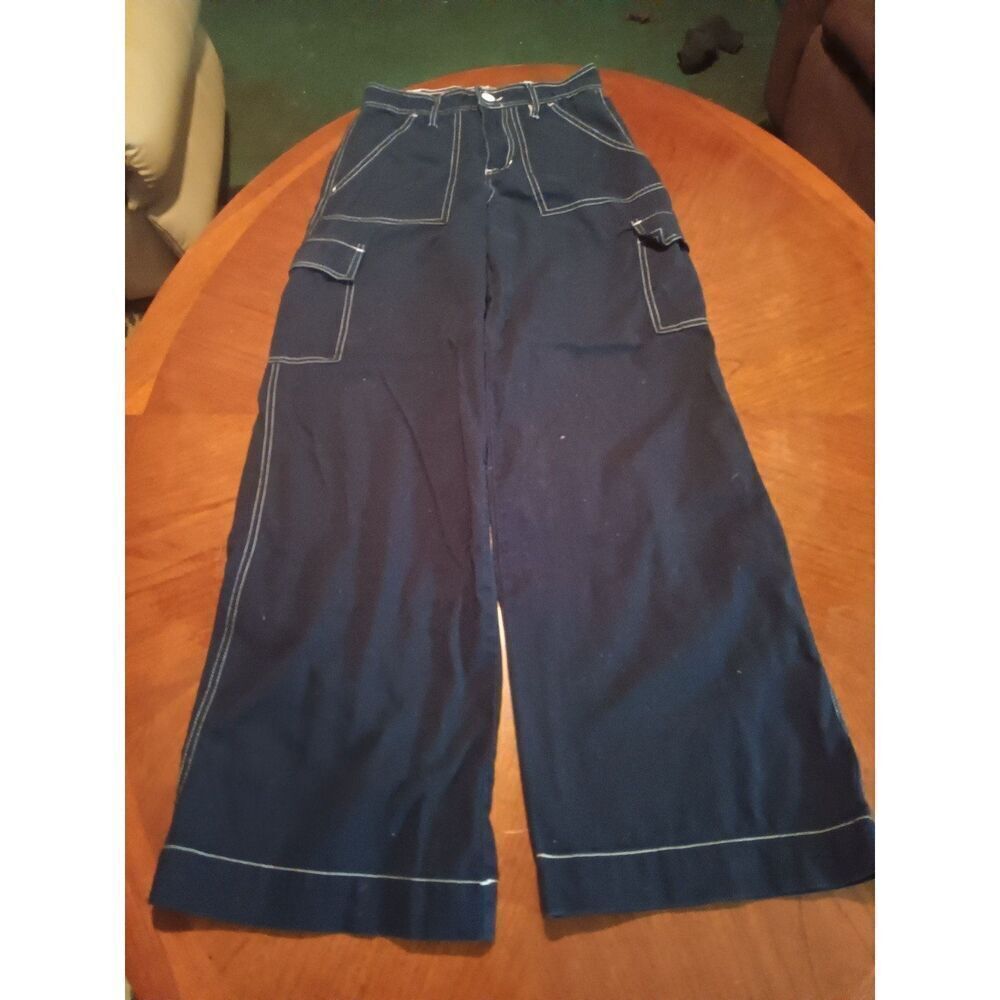 Forever 21 Cotton Cargo Pants - Size: S   (1116)